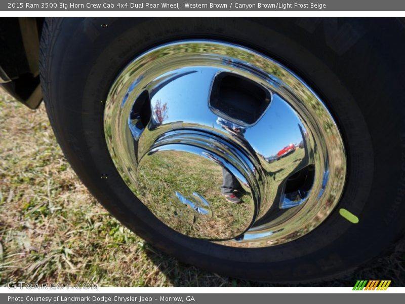 Western Brown / Canyon Brown/Light Frost Beige 2015 Ram 3500 Big Horn Crew Cab 4x4 Dual Rear Wheel