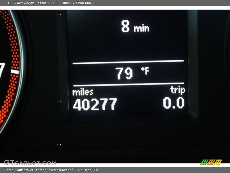 Black / Titan Black 2012 Volkswagen Passat 2.5L SE