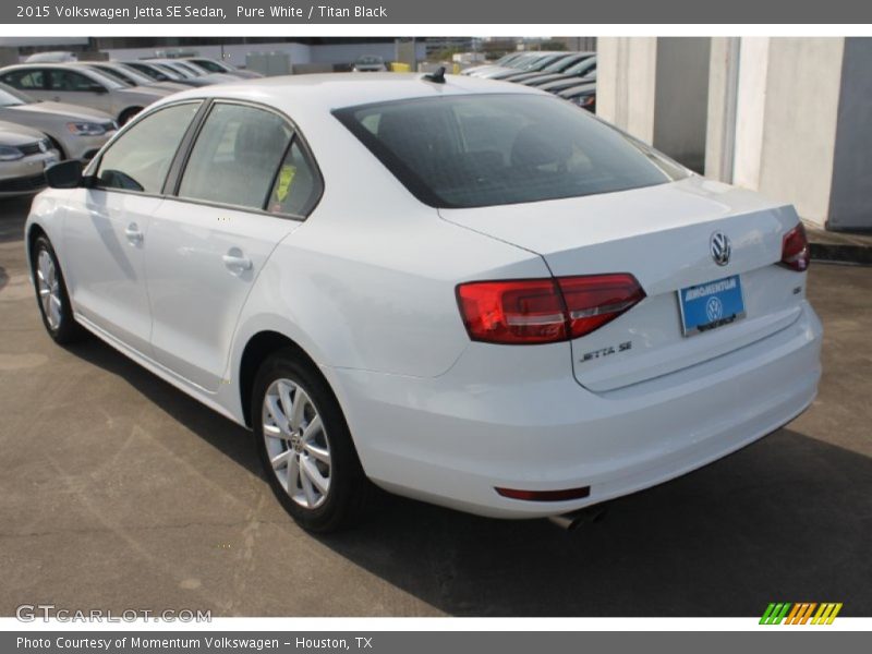 Pure White / Titan Black 2015 Volkswagen Jetta SE Sedan