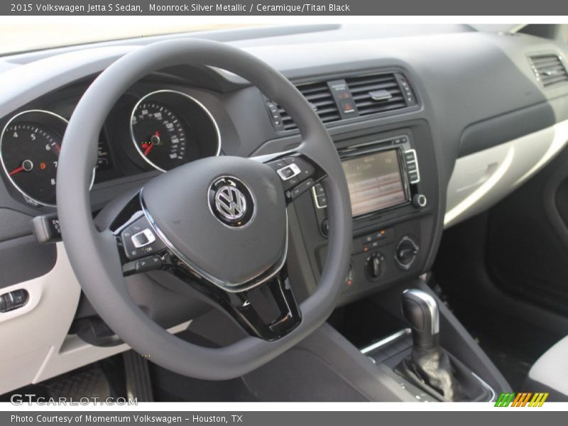Dashboard of 2015 Jetta S Sedan