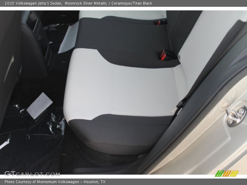 Rear Seat of 2015 Jetta S Sedan