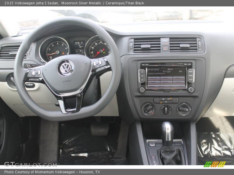 Dashboard of 2015 Jetta S Sedan