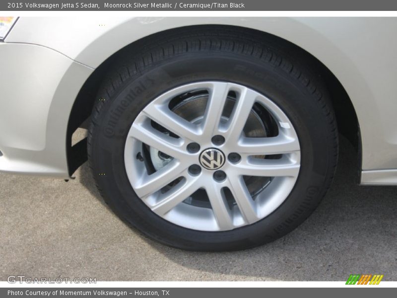 Moonrock Silver Metallic / Ceramique/Titan Black 2015 Volkswagen Jetta S Sedan