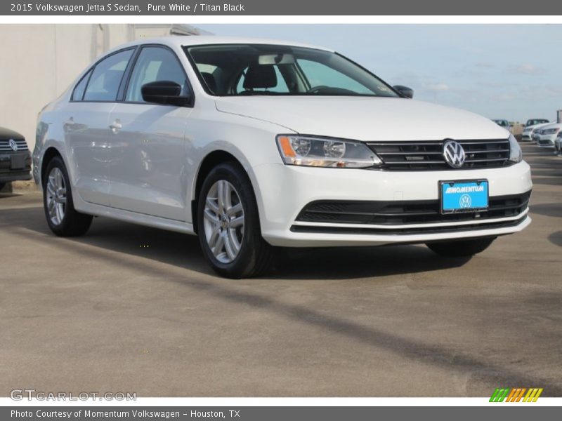 Front 3/4 View of 2015 Jetta S Sedan