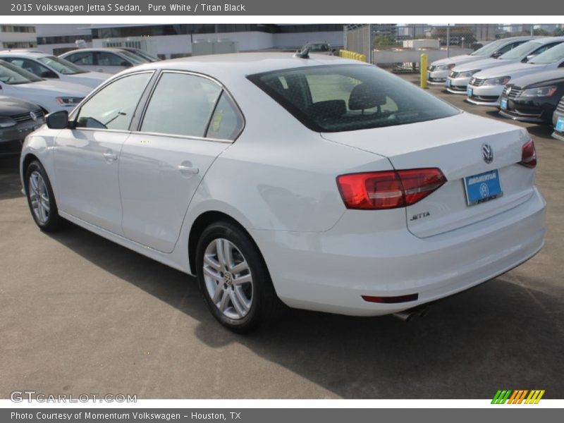 Pure White / Titan Black 2015 Volkswagen Jetta S Sedan