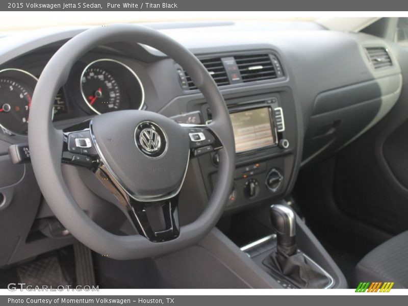 Dashboard of 2015 Jetta S Sedan