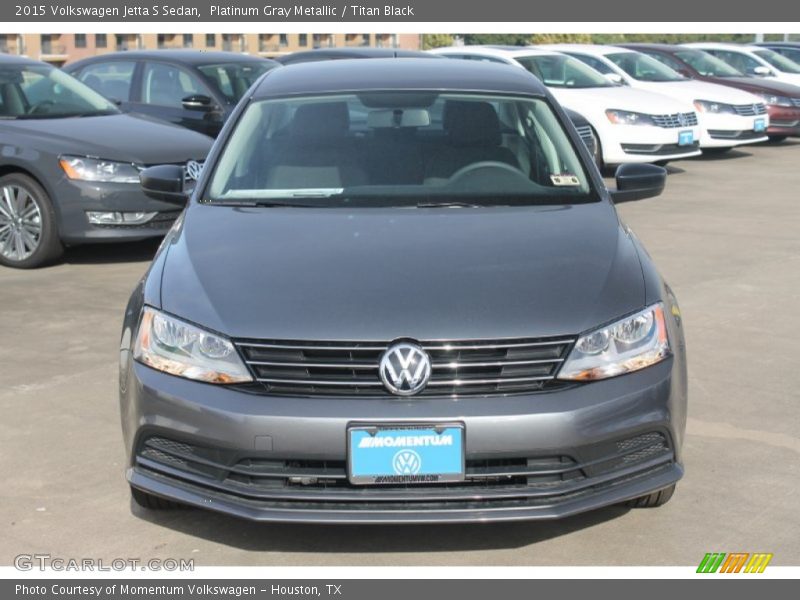 Platinum Gray Metallic / Titan Black 2015 Volkswagen Jetta S Sedan
