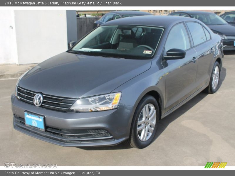 Platinum Gray Metallic / Titan Black 2015 Volkswagen Jetta S Sedan