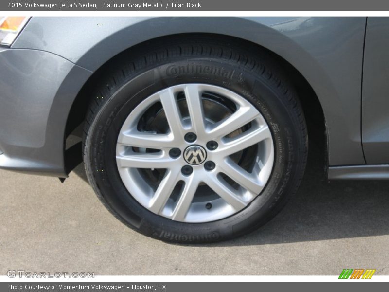 Platinum Gray Metallic / Titan Black 2015 Volkswagen Jetta S Sedan