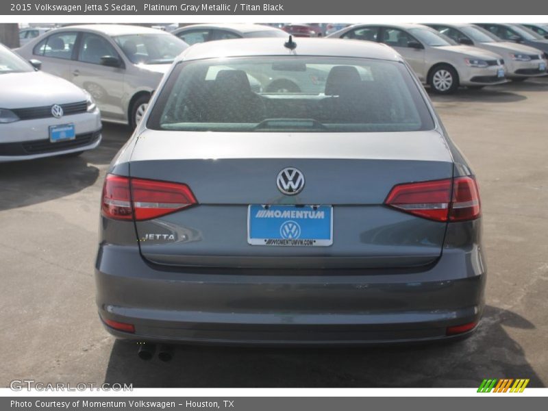 Platinum Gray Metallic / Titan Black 2015 Volkswagen Jetta S Sedan