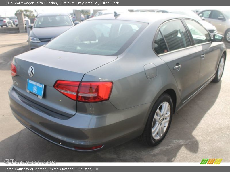 Platinum Gray Metallic / Titan Black 2015 Volkswagen Jetta S Sedan