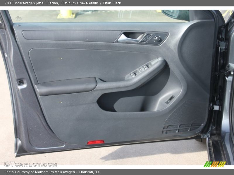 Platinum Gray Metallic / Titan Black 2015 Volkswagen Jetta S Sedan