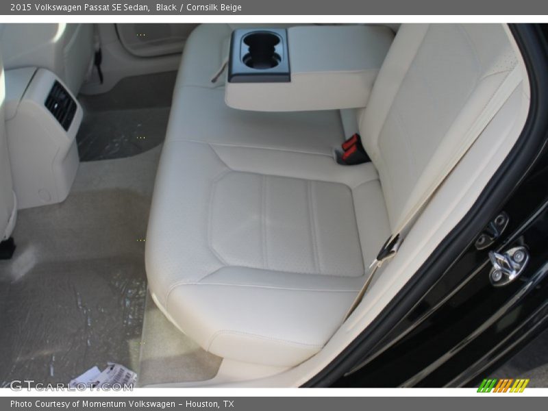 Black / Cornsilk Beige 2015 Volkswagen Passat SE Sedan