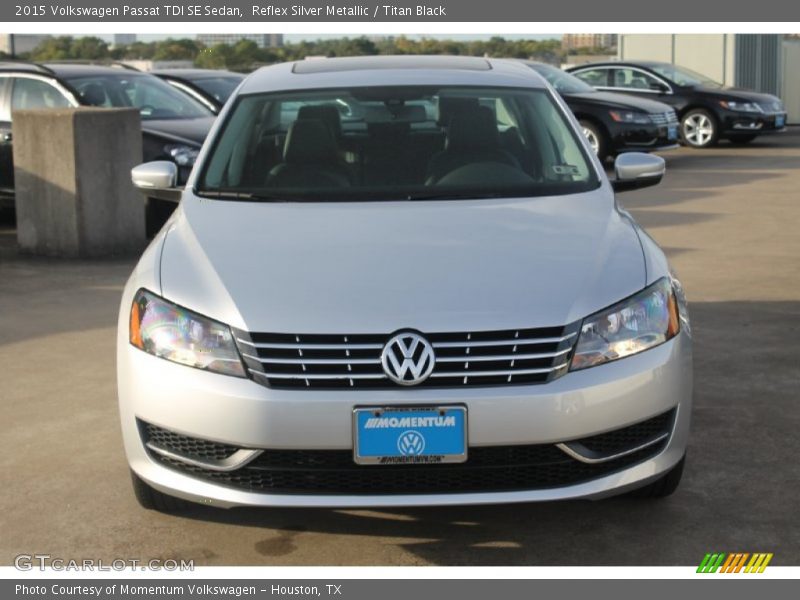 Reflex Silver Metallic / Titan Black 2015 Volkswagen Passat TDI SE Sedan