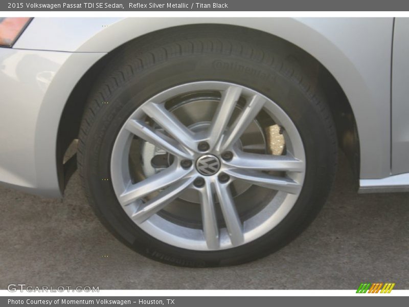 Reflex Silver Metallic / Titan Black 2015 Volkswagen Passat TDI SE Sedan