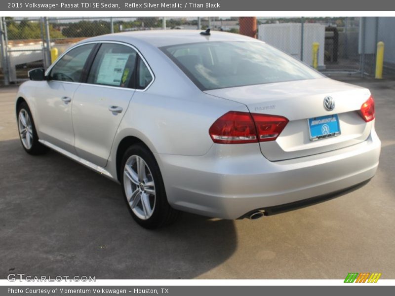 Reflex Silver Metallic / Titan Black 2015 Volkswagen Passat TDI SE Sedan