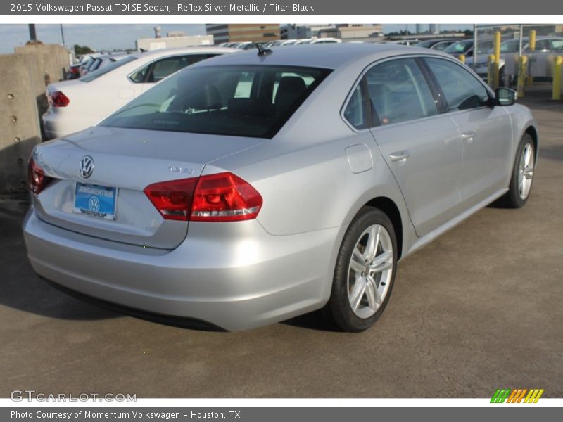 Reflex Silver Metallic / Titan Black 2015 Volkswagen Passat TDI SE Sedan