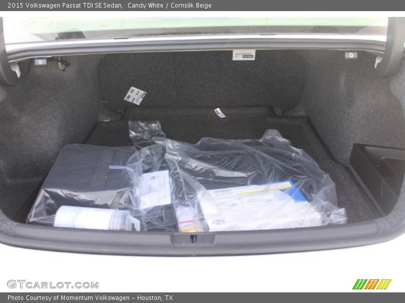 Candy White / Cornsilk Beige 2015 Volkswagen Passat TDI SE Sedan