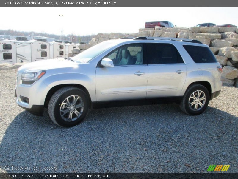 Quicksilver Metallic / Light Titanium 2015 GMC Acadia SLT AWD