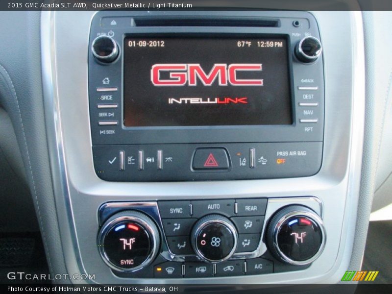 Quicksilver Metallic / Light Titanium 2015 GMC Acadia SLT AWD