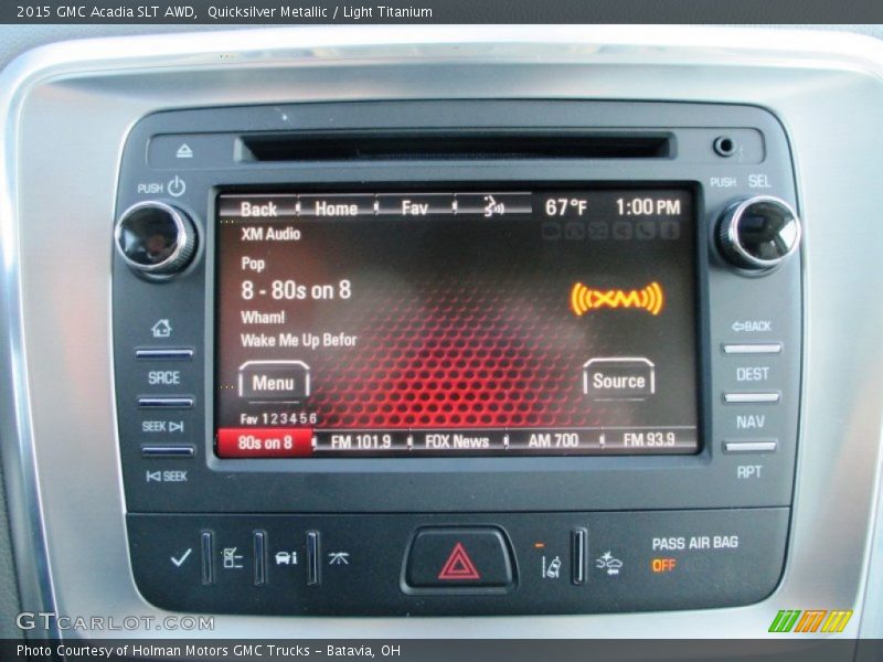 Quicksilver Metallic / Light Titanium 2015 GMC Acadia SLT AWD