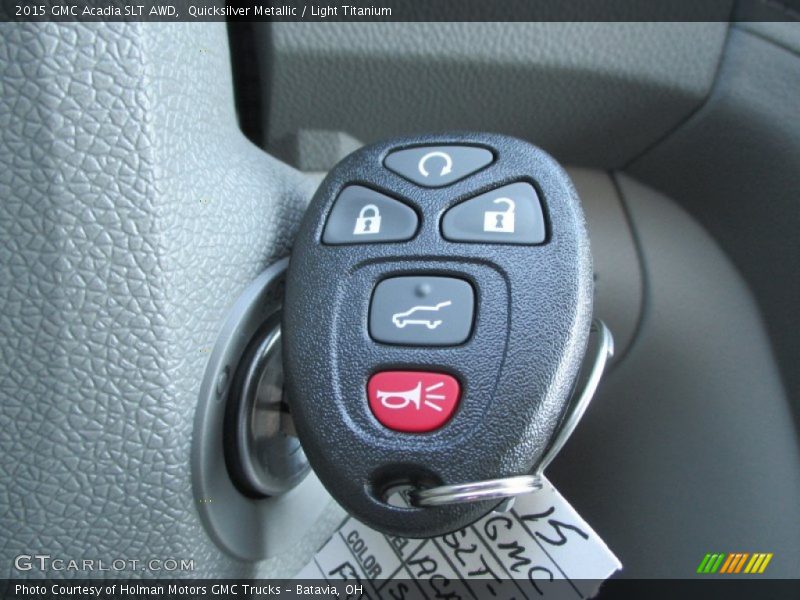 Quicksilver Metallic / Light Titanium 2015 GMC Acadia SLT AWD
