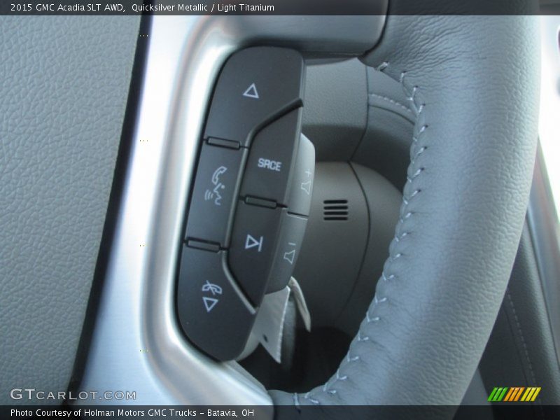 Quicksilver Metallic / Light Titanium 2015 GMC Acadia SLT AWD
