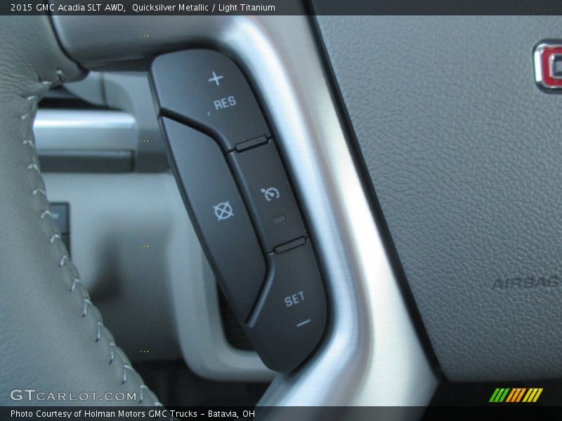 Quicksilver Metallic / Light Titanium 2015 GMC Acadia SLT AWD