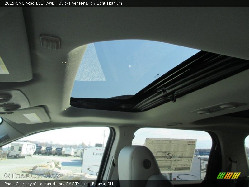Quicksilver Metallic / Light Titanium 2015 GMC Acadia SLT AWD