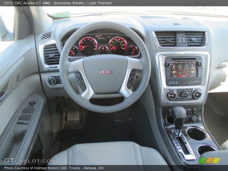Quicksilver Metallic / Light Titanium 2015 GMC Acadia SLT AWD