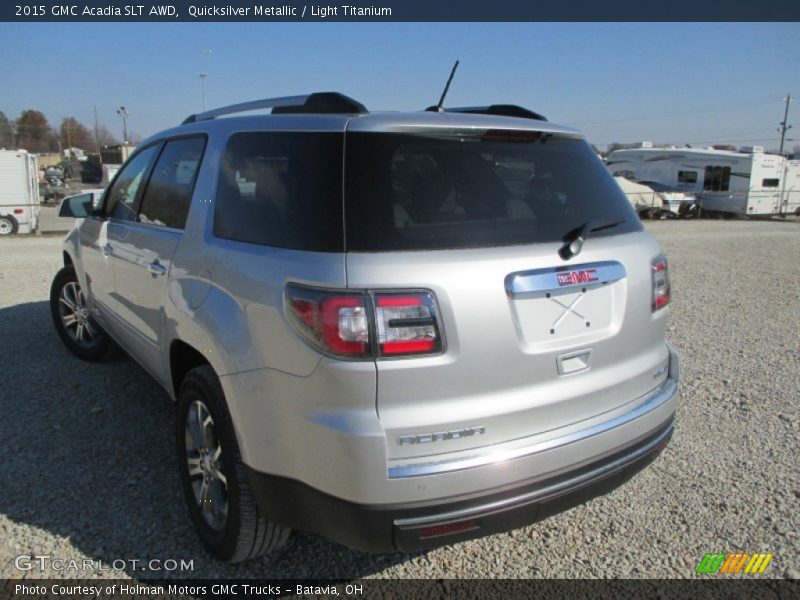Quicksilver Metallic / Light Titanium 2015 GMC Acadia SLT AWD