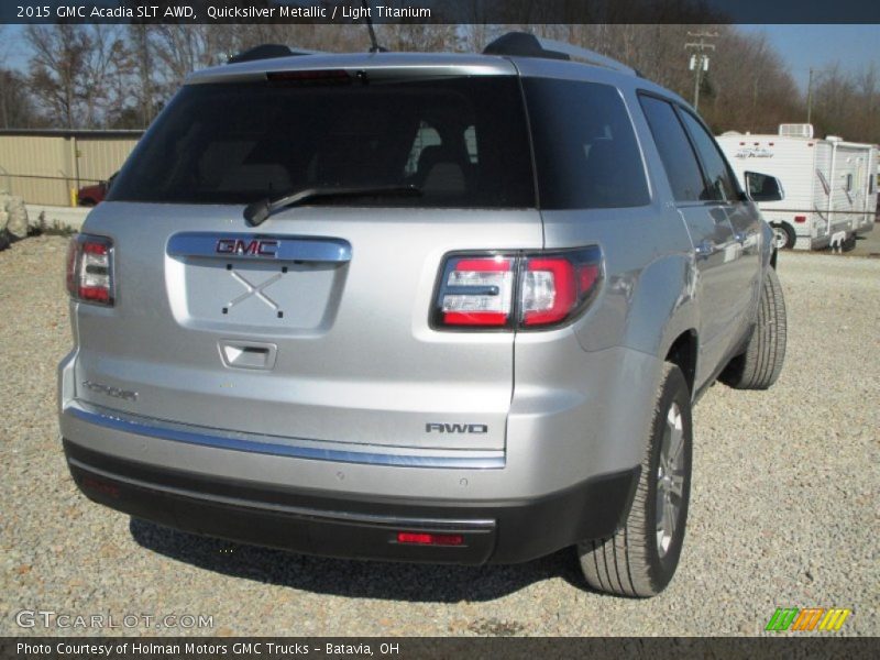 Quicksilver Metallic / Light Titanium 2015 GMC Acadia SLT AWD