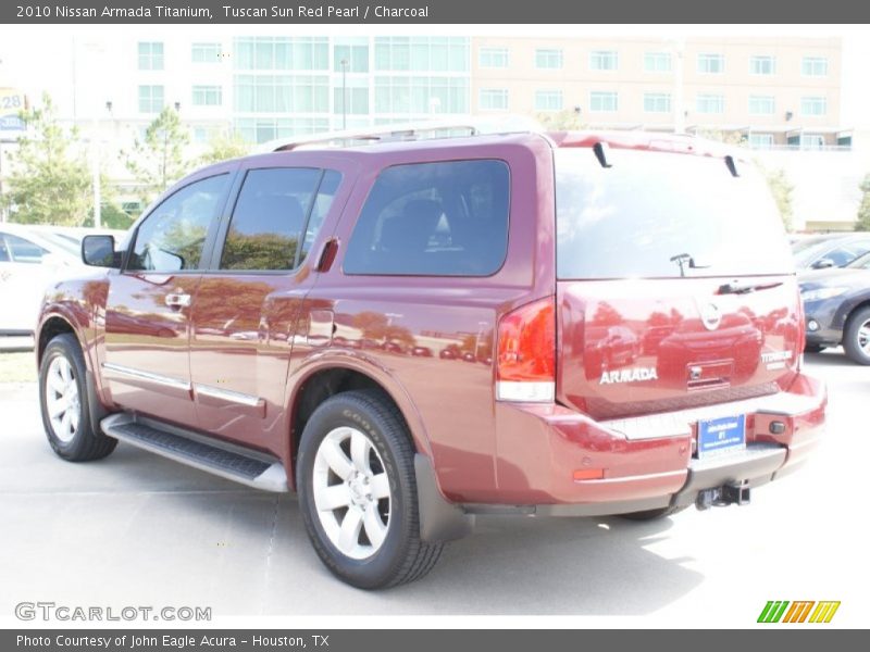 Tuscan Sun Red Pearl / Charcoal 2010 Nissan Armada Titanium