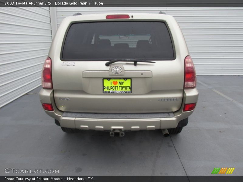 Dorado Gold Pearl / Taupe 2003 Toyota 4Runner SR5