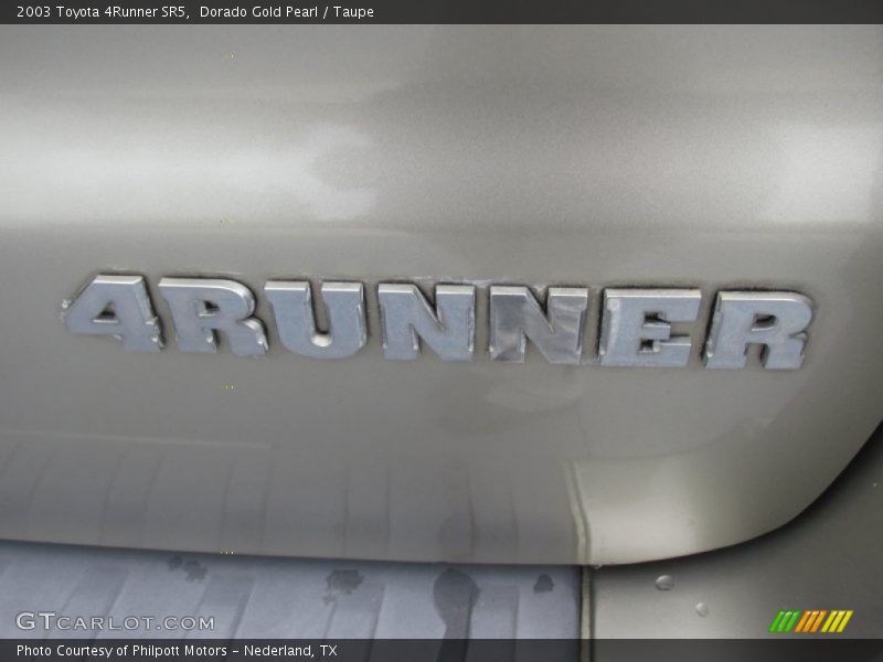 Dorado Gold Pearl / Taupe 2003 Toyota 4Runner SR5