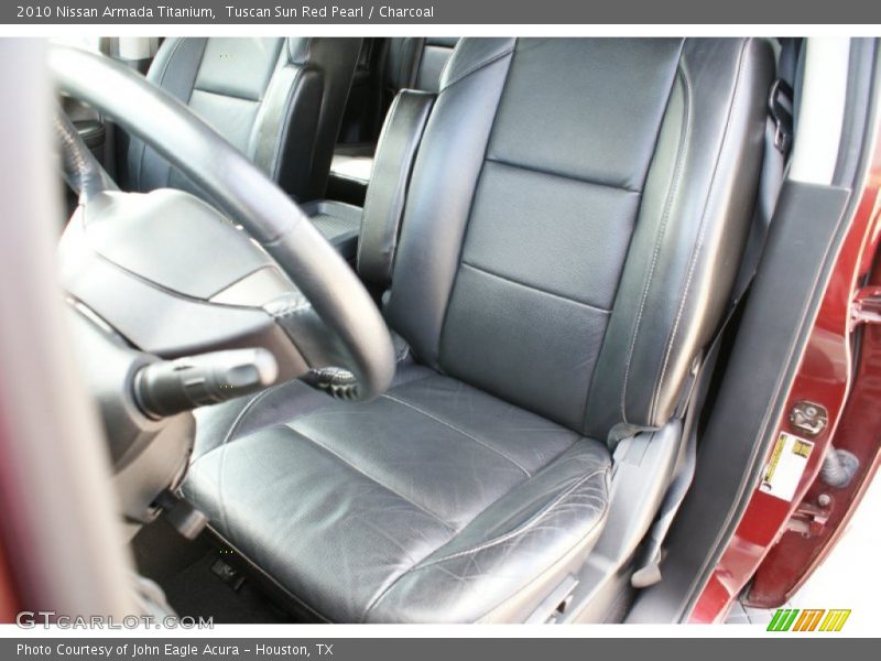 Tuscan Sun Red Pearl / Charcoal 2010 Nissan Armada Titanium