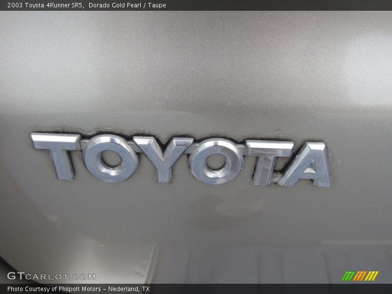 Dorado Gold Pearl / Taupe 2003 Toyota 4Runner SR5