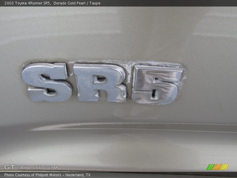 Dorado Gold Pearl / Taupe 2003 Toyota 4Runner SR5