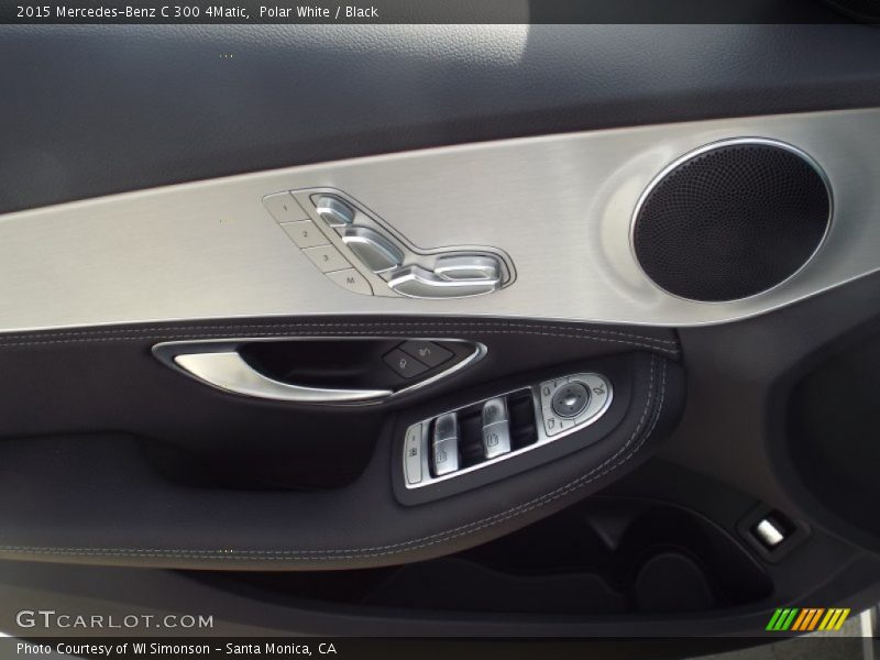 Polar White / Black 2015 Mercedes-Benz C 300 4Matic