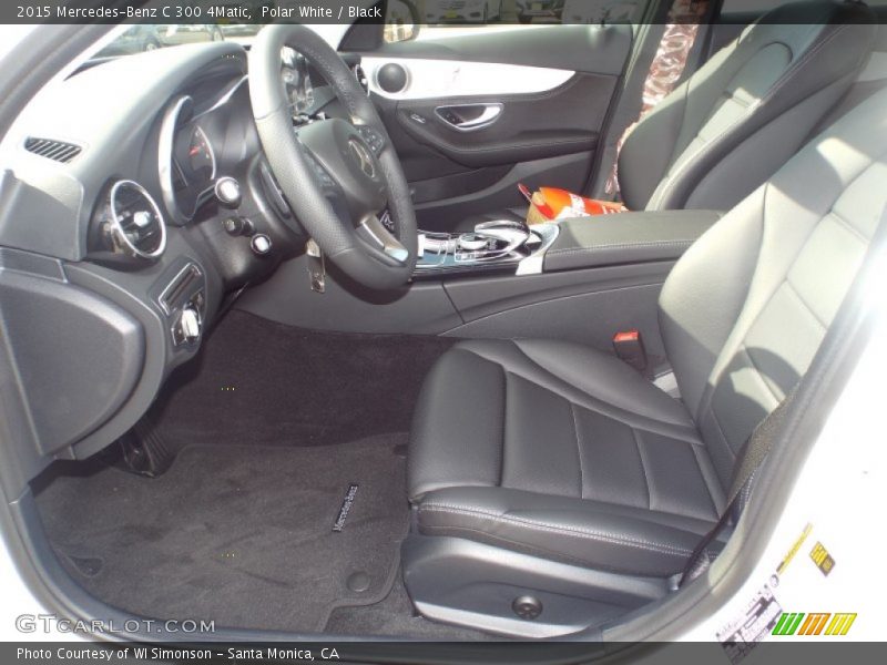 Polar White / Black 2015 Mercedes-Benz C 300 4Matic