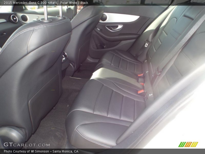 Polar White / Black 2015 Mercedes-Benz C 300 4Matic