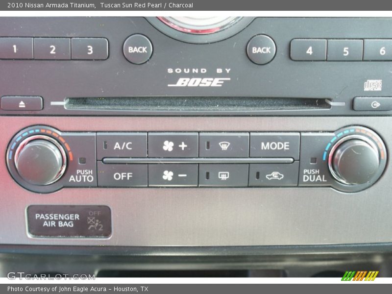 Tuscan Sun Red Pearl / Charcoal 2010 Nissan Armada Titanium