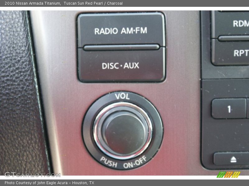 Tuscan Sun Red Pearl / Charcoal 2010 Nissan Armada Titanium