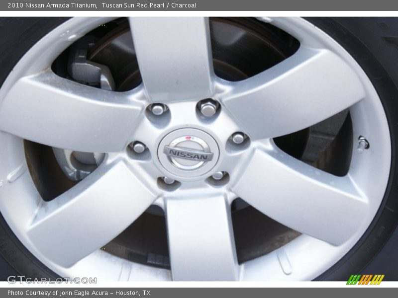 Tuscan Sun Red Pearl / Charcoal 2010 Nissan Armada Titanium