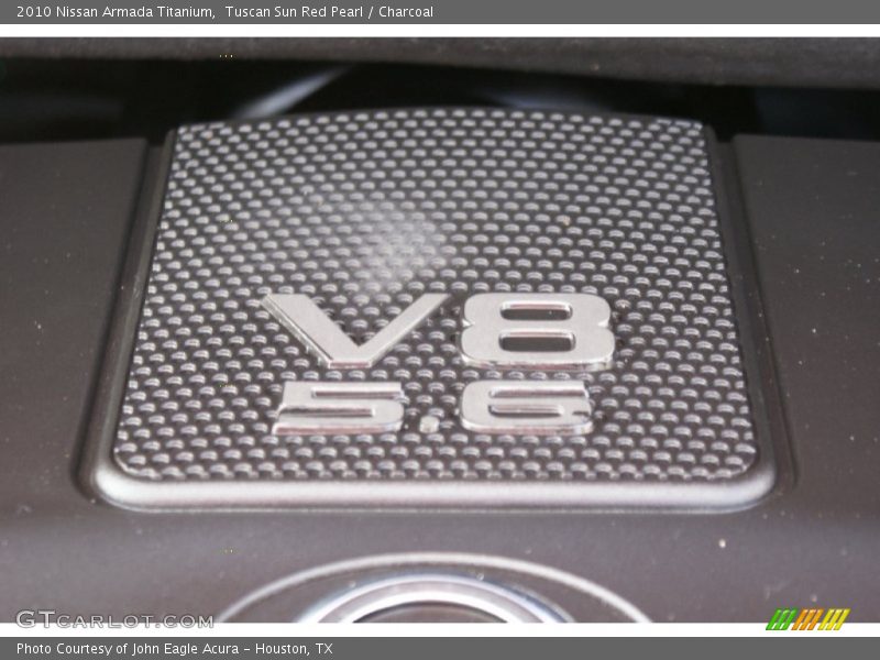 Tuscan Sun Red Pearl / Charcoal 2010 Nissan Armada Titanium