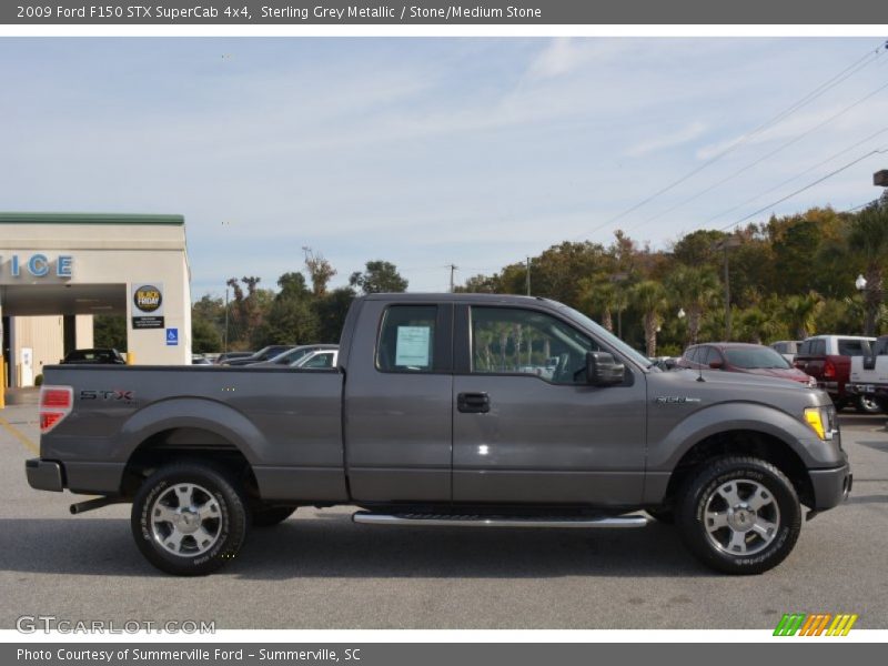 Sterling Grey Metallic / Stone/Medium Stone 2009 Ford F150 STX SuperCab 4x4