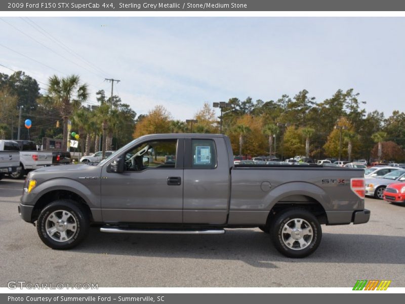 Sterling Grey Metallic / Stone/Medium Stone 2009 Ford F150 STX SuperCab 4x4