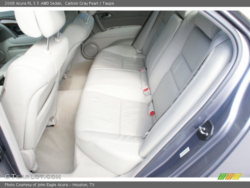 Carbon Gray Pearl / Taupe 2008 Acura RL 3.5 AWD Sedan
