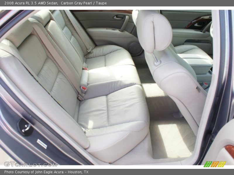 Carbon Gray Pearl / Taupe 2008 Acura RL 3.5 AWD Sedan