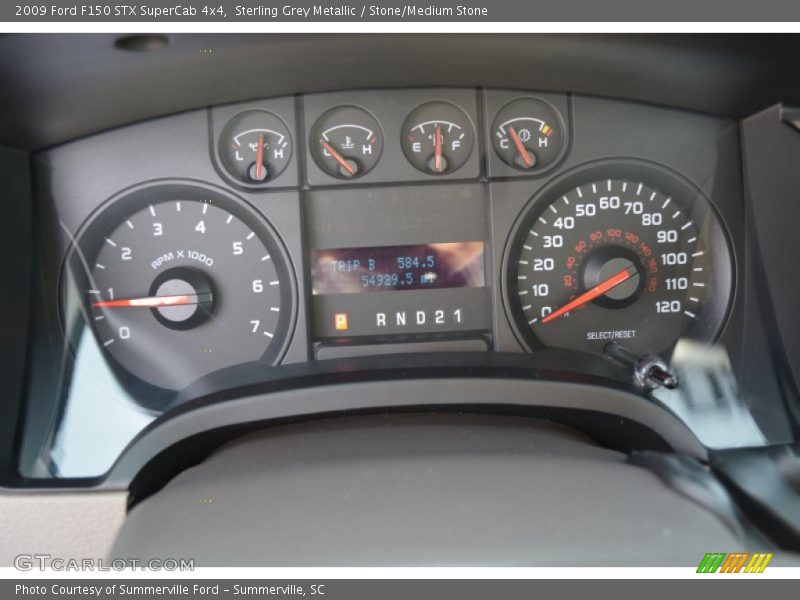 Sterling Grey Metallic / Stone/Medium Stone 2009 Ford F150 STX SuperCab 4x4